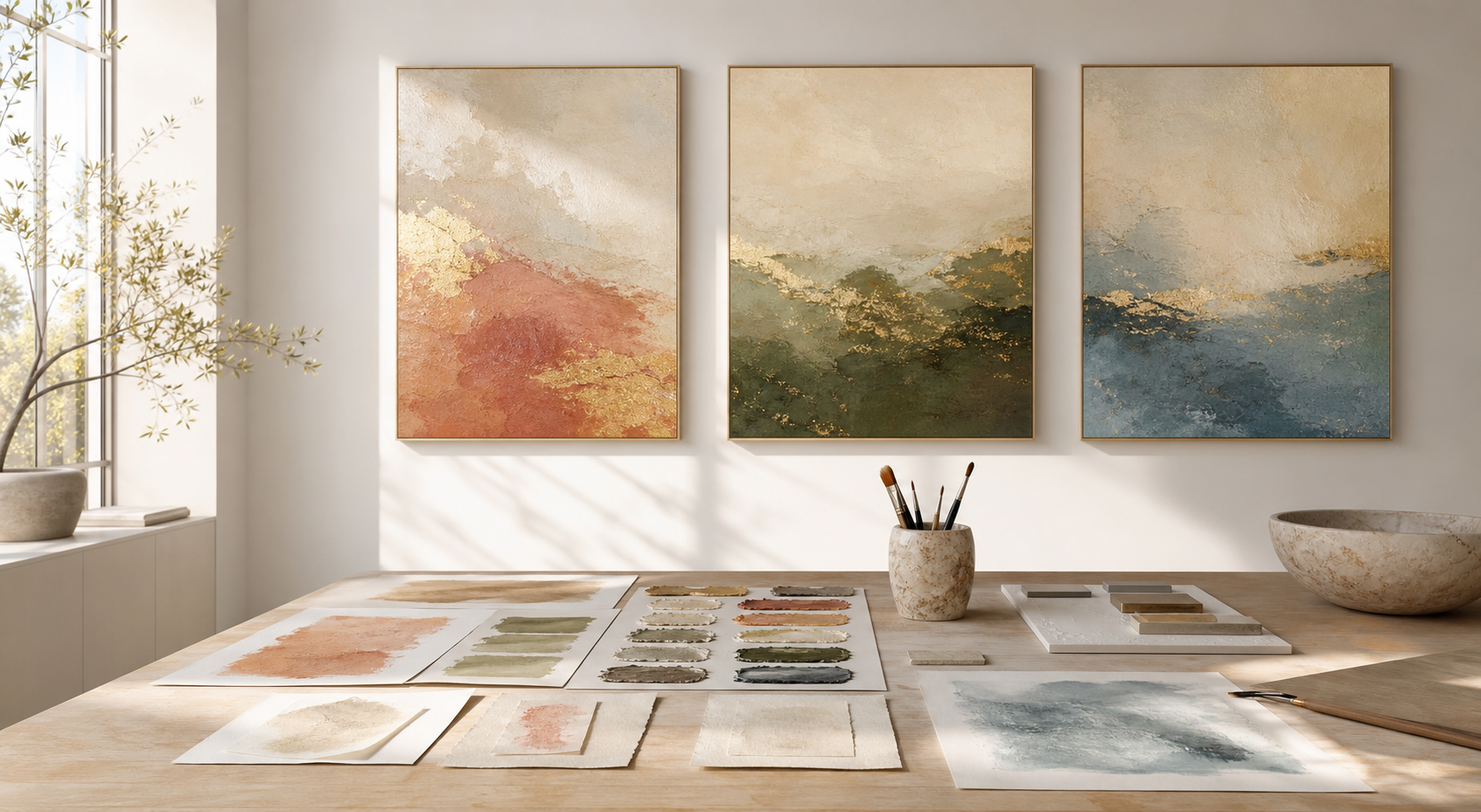 Bright custom artwork design samples for bespoke development