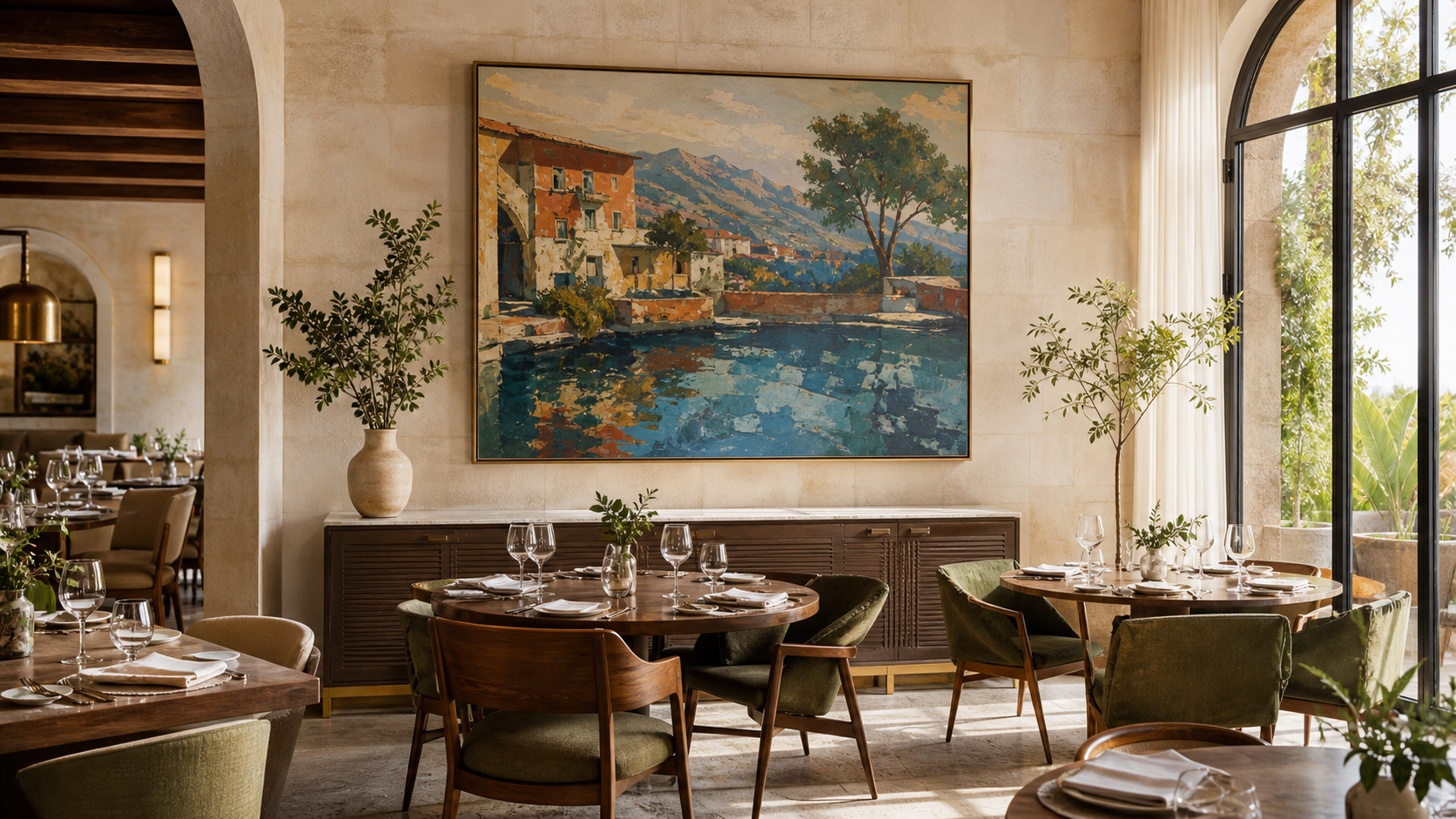 Hotel Restaurant Artwork Solution