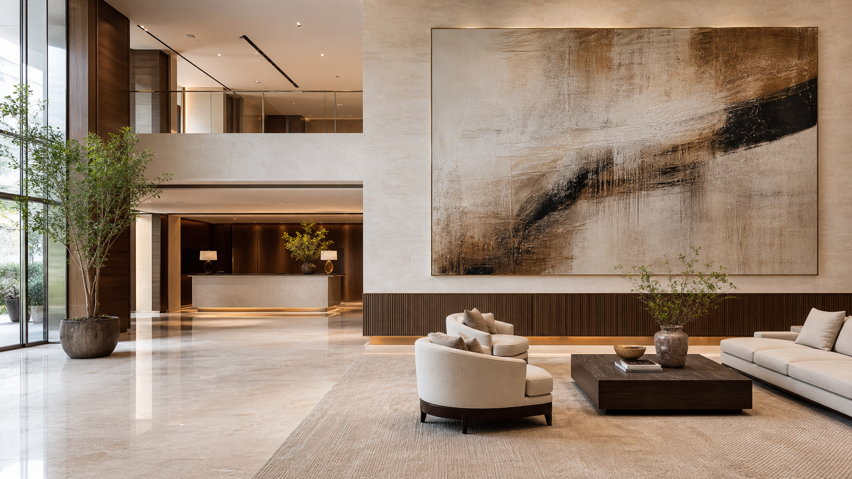 Luxury hotel artwork installation project inquiry